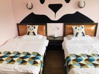 石柱熊之初熊猫主题酒店 - 熊猫粉红佳人双人间
