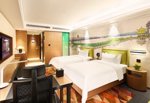 항저우 국제 박람센터 근처 야경