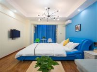 长沙美程酒店公寓 - 蓝色一室大床房