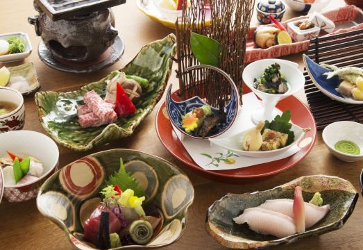 고라 하나오기 객실 노천탕