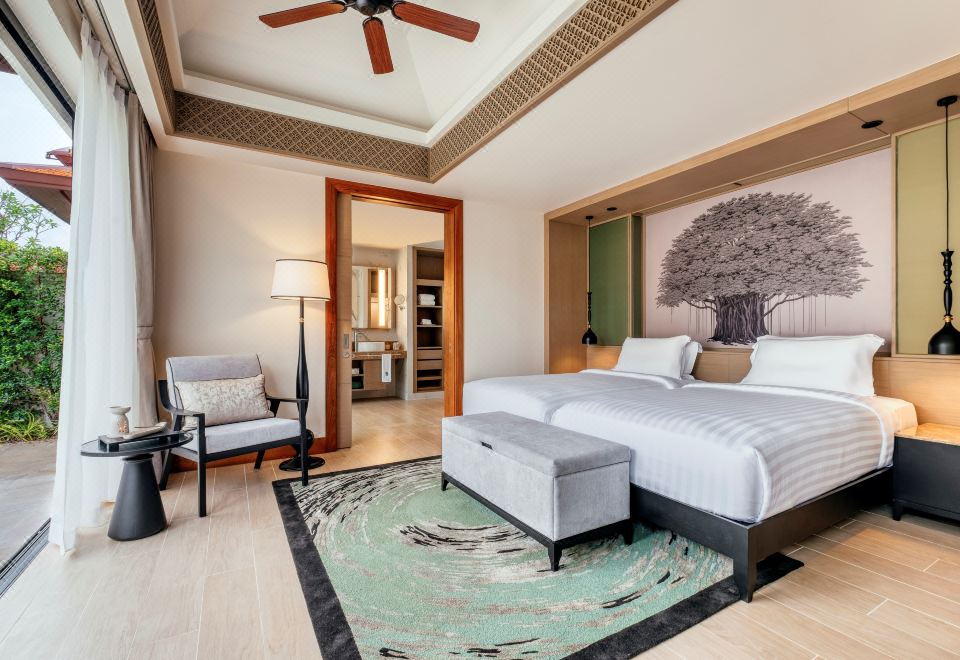 반얀트리 푸켓의 고급스러운 풀빌라 전경