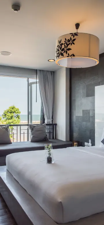 ห้องซูเปอร์เรียร์พร้อมวิวทะเลบางส่วน