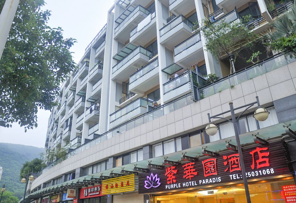 다메이사 해변 근처 거리 풍경