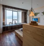 Taiyi. Pinwu Yanyun Hotel (Mifang Creative Park) - balcony