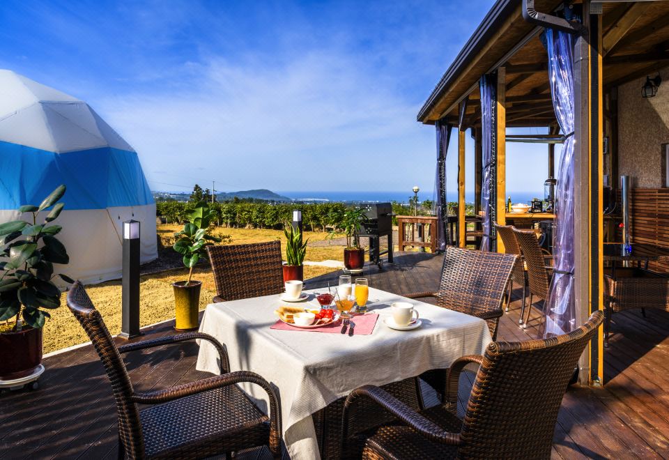 애월 별헤는밤 글램핑 전경