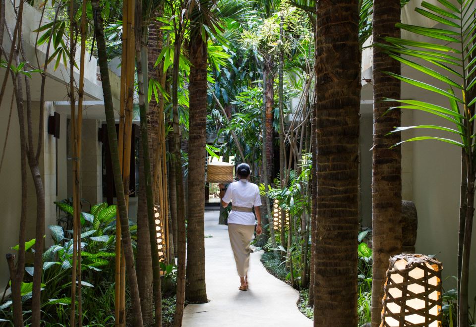 우붓 빌리지 호텔 수영장 전경