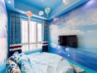 西宁西宁梦幻城公寓(西关大街分店) - 舒适浪漫一室圆床房
