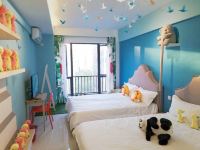 广州花开时艺术主题公寓 - 长鼻象亲子高级双床房