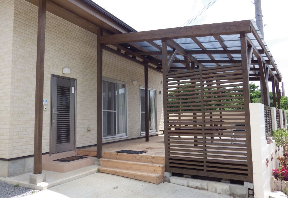 츄라우미 빌리지의 아늑한 독채 외관