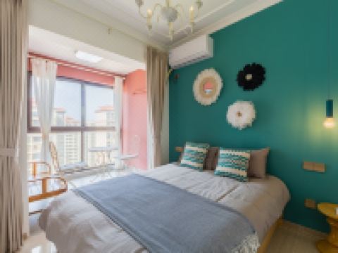 榴宿公寓(海口鲁能海蓝园筑店) - 温馨三居室