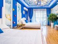 殊途酒店公寓(桂林高新万达店) - 蓝色空间双床房