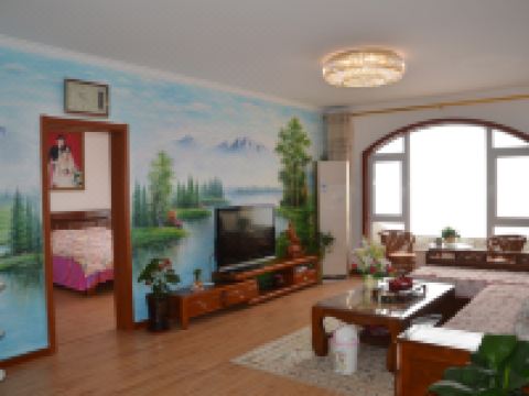 青岛金沙滩1分钟海景公寓 - 豪华临海三居室