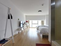 途寓主题公寓(广州安华汇店) - 现代艺术复式双床房