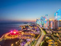 Beier Hotel (Qingdao May Fourth Square Vientiane City Branch) Hotel dekat Pantai Qingdao