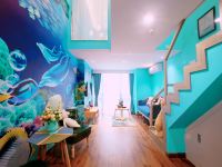 广州品致艺术主题公寓 - blue生为蓝调炽热系个性LOFT两房一厅套房
