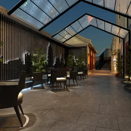 Happy Dragon Saga Hotel with terrace Beijing Forbidden City Wang Fu Jing Street