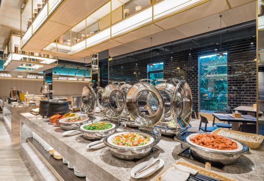 호텔 조식 전경