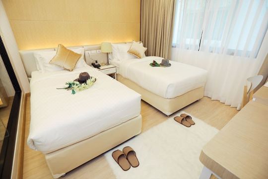 호텔 로비 전경