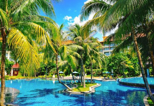 르네상스 싼야 리조트의 환상적인 야경