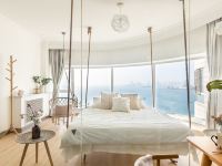 青岛栖海凭风海景度假公寓 - 游海三室一厅家庭房