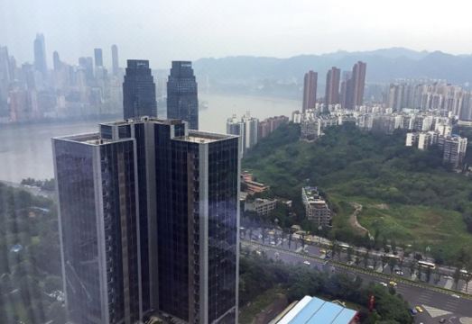 충칭 켐핀스키 호텔 객실 전경