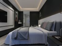 艾晶艺术精品公寓酒店(济南万象城店) - 黑白光线大床房