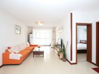 青岛金沙滩景海酒店式公寓 - 温馨园景双卧室套房