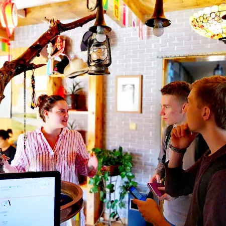 the Silk Road Travelers Hostel