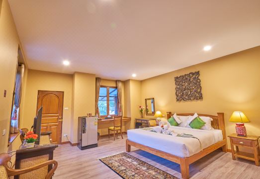 리조트 야간 전경