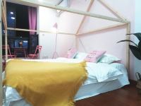 上海泡泡酒店式公寓 - 粉色佳人投影大床房