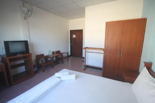 ห้องเตียงใหญ่ 1 เตียง (พัดลม)