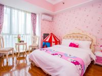 考拉亲子主题公寓(广州万达汉溪长隆地铁站店) - 粉色猫特色双床房