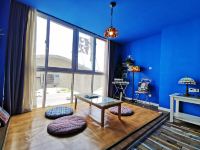 烟台异域美宅海景公寓 - 双大床蓝色土耳其房