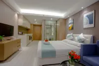 Qingdao Meitu Seaview Resort Apartment (Convention and Exhibition Center Shilaoren Bathing) - Bjergudsigt