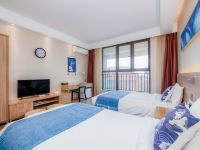 扬州斯维登度假公寓(彩虹汇瘦西湖) - 蔚蓝和风双床房