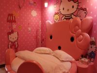 中山红8号商务住宿 - 粉色圆床一室房