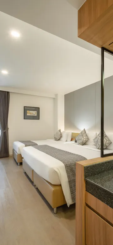 ห้องครอบครัวดีลักซ์ในเมือง