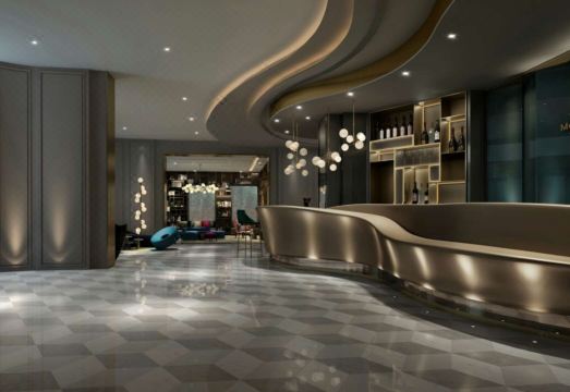 Mercure 호텔 상하이 훙차오 지우팅 톈디의 깨끗한 객실 전경