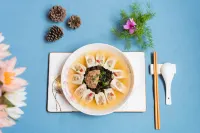 在水一方リゾートホテル（陽朔十里画廊遇竜河） - 朝食