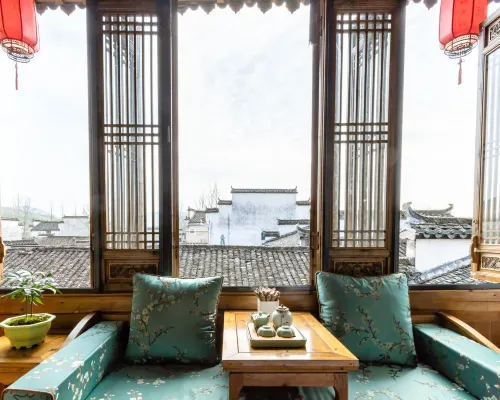 Hongcun Yixian County emblem Hostel โรงแรมในอี้เซียน