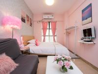 广州欢乐窝艺术主题精品公寓 - 粉红蜜意大床房