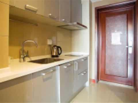 橙子酒店式公寓(大连星海广场店) - 观景大床房