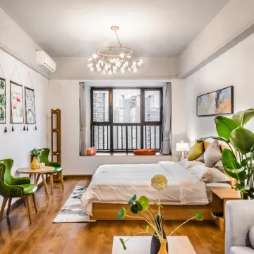 Afang apartment (Chengdu Qingyang Wanda store) Hotels near Chengduxi Railway Station