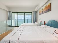 惠州小径湾四通上居海景度假公寓 - 复式豪华海景一房一厅双床