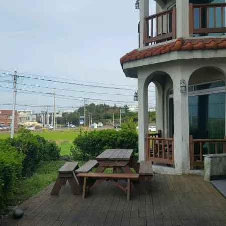 New beachscape pension jeju