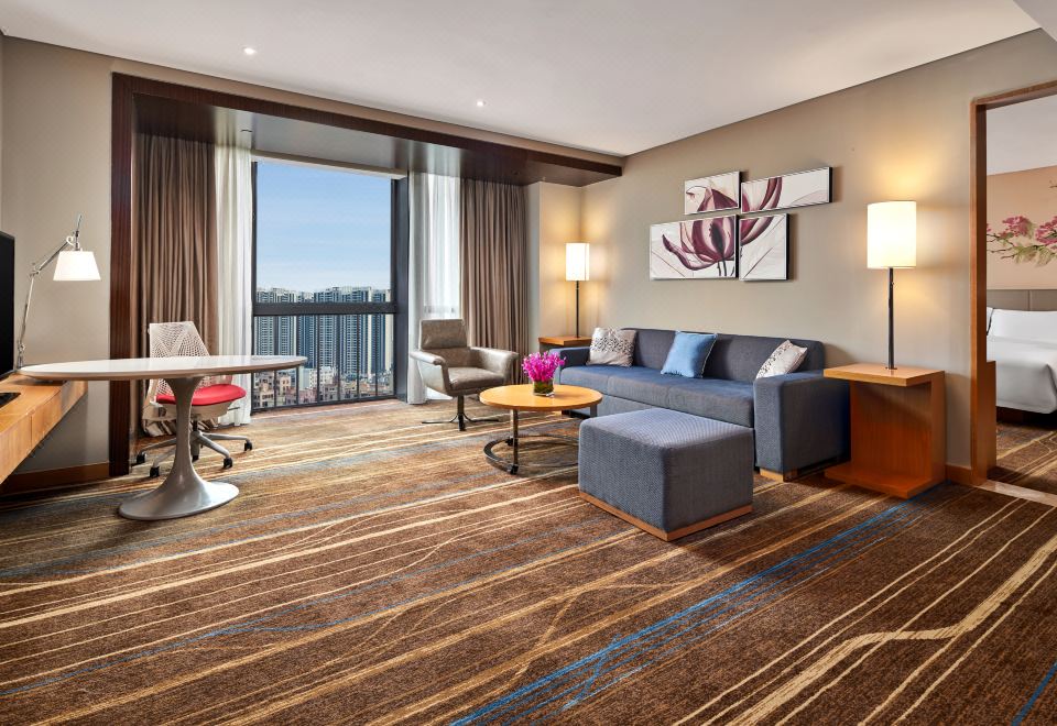 선전 바오안 화성 힐튼 가든 인 호텔 객실