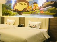 燕蜗酒店式公寓(广州融创文旅城店) - 龙猫企鹅双床房