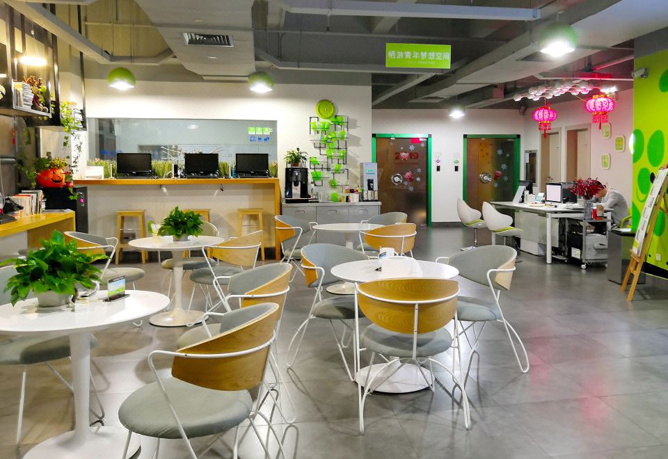 Qiyou Capsule Youth Hostel 외관 및 로비