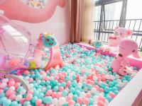 本树家公寓(广州汉溪长隆地铁站店) - 粉色马卡龙复式双房床
