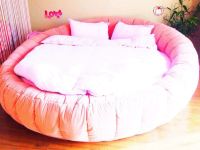 大连橡日海景公寓 - 浪漫粉色圆床房
